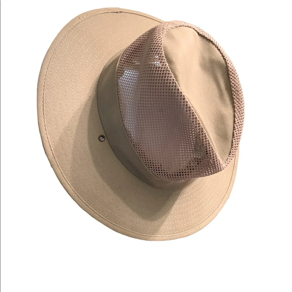 Panama Jack Hat Tan Straw Top Unisex Size S/M